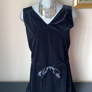NWT Tommy Black Velvet Dress